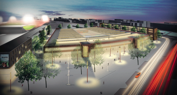 entwurf_stoermer_murphy Illustration des Entwurfs von Störmer Murphy Partner Architekten.